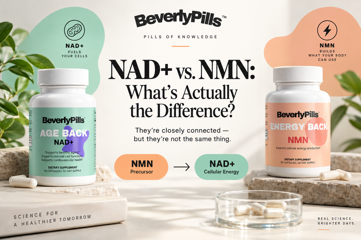 NAD+ vs. NMN: What’s Actually the Difference?