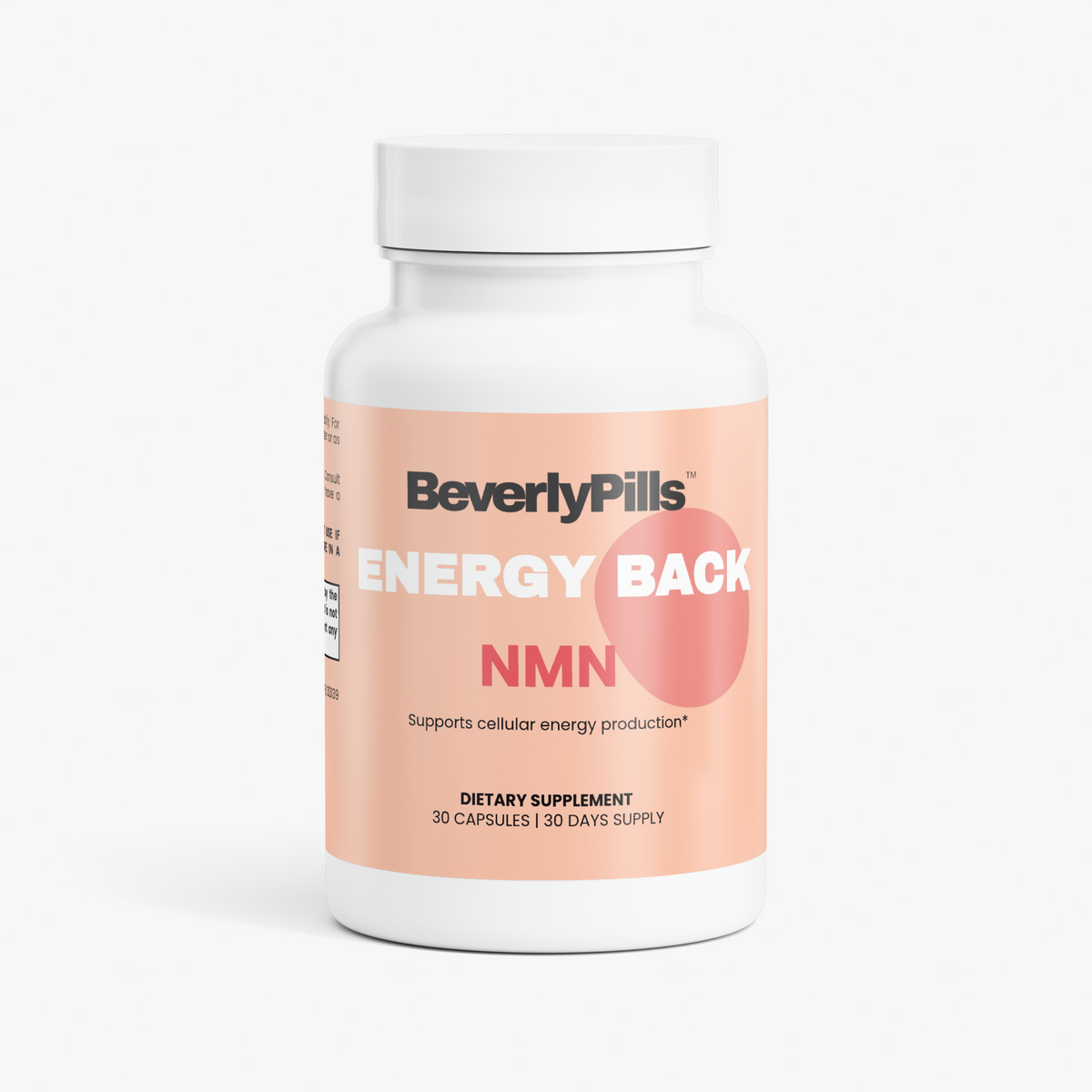 BeverlyPills ENERGY BACK NMN cellular energy support